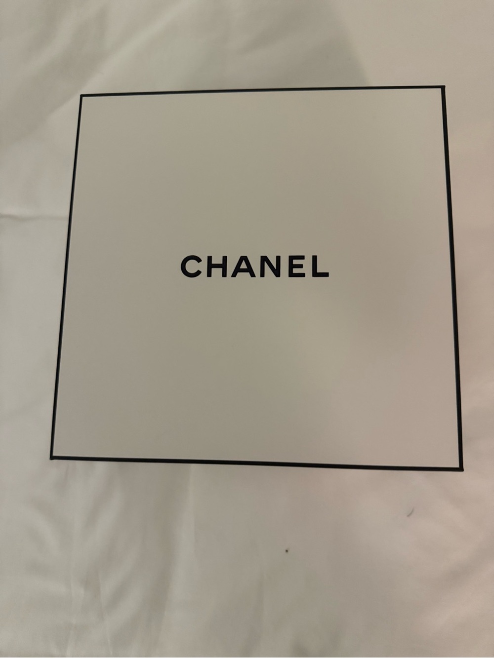 CHANEL Black & White Elegant Logo Wall Art gift box